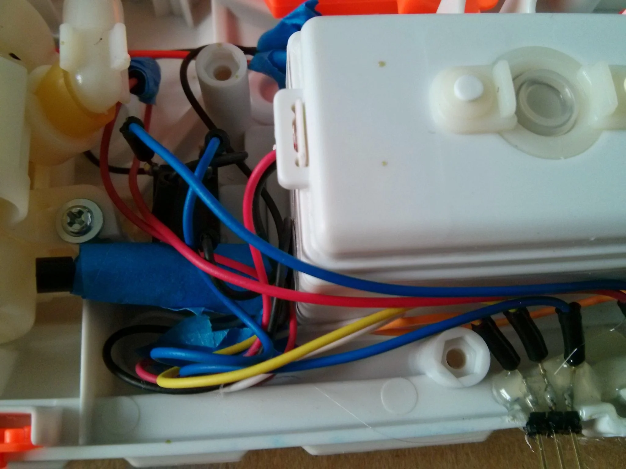 Plenty of space to messily stuff wires!